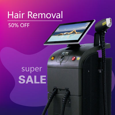 Dispositif d'épilation au laser à diode léger offrant une technologie de refroidissement rapide réduisant au minimum l'inconfort pendant les procédures