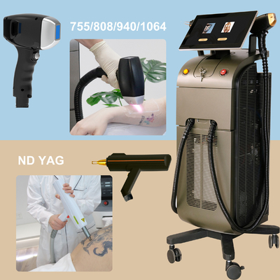 Une machine de beauté pour le rajeunissement de la peau à 808nm, une machine laser à diodes pour l' épilation permanente.