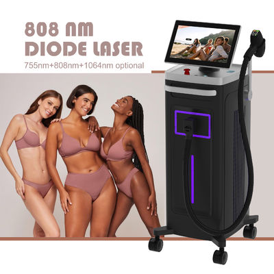 4 Longueurs d'onde Laser Alexandrite Platine Glace Diode Laser 755 808 1064 Tria Beauté Épilation Laser 4x Cire Épilation