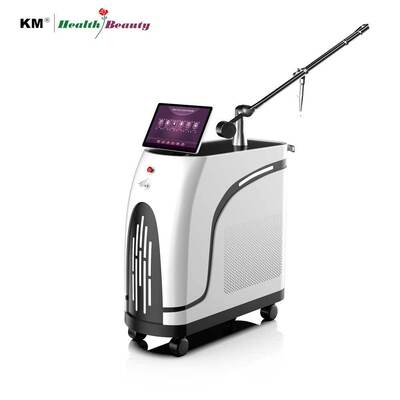 Approuvé par la CE Q Commuté Picoseconde Nd Yag Laser Machine à longue impulsion Picolaser 1064 532 755 650 585 Masque à technologie de micro-courant