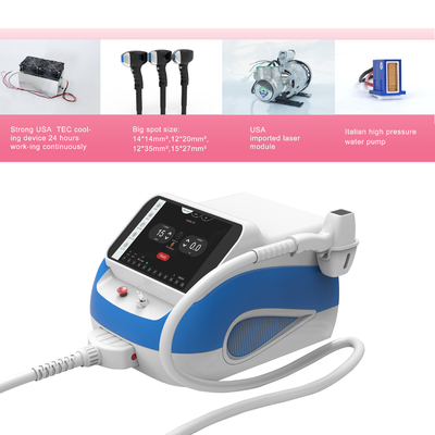 Appareil d'épilation laser portable à trois vagues pour salons de coiffure