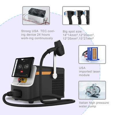 La machine d'épilation médicale laser portable 808nm-810nm est approuvée par la CE.