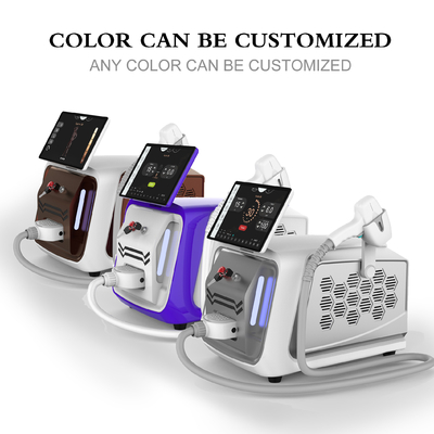 3 ondes Portable Diode Laser Machine, Mini équipement de beauté pour usage domestique