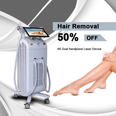 808 Diode Laser Machine d'épilation professionnel style stationnaire avec refroidissement par compresseur