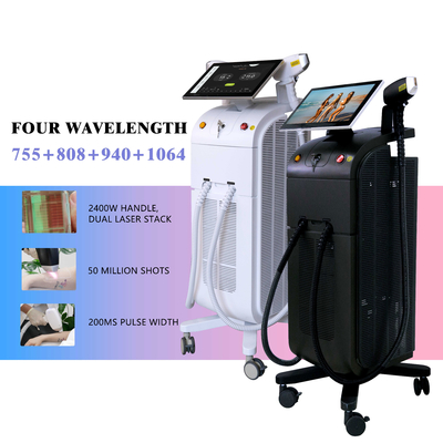 808 Diode Laser Machine d'épilation professionnel style stationnaire avec refroidissement par compresseur