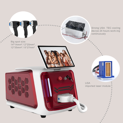 808nm 1064nm 755nm Diode Laser épilation machine de beauté portable avec MDSAP