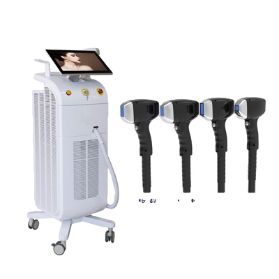 755 808 1064 Machine d'épilation à diode laser Approbation médicale CE Vitesse rapide