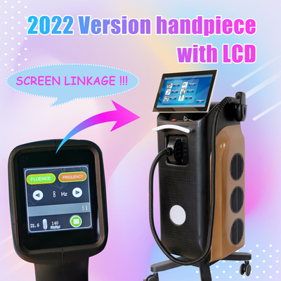 2023 Ice Platinum 808nm Diode dépilateur à manche avec CD manuel et formation en ligne