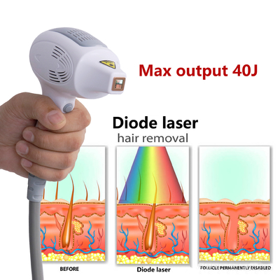 Maison Mini Portable Diode Laser Machine de dépilation de style stationnaire