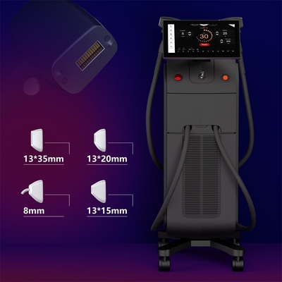Machine d'épilation à diode laser de 808nm de 1800W professionnelle avec taille de tache échangeable