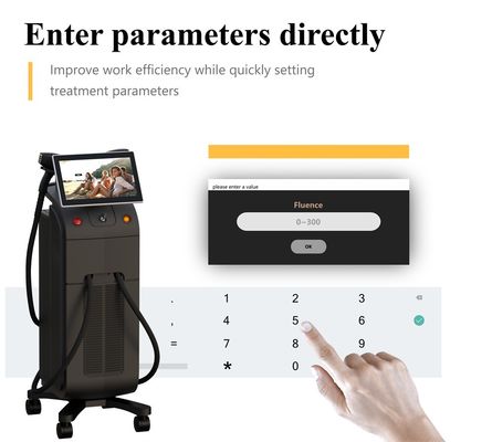 Dispositif d'épilation au laser à diode ergonomique fournissant une sortie d'énergie constante et une taille uniforme pour des résultats efficaces