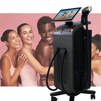 1200W1600W Platine Titane/diode Laser 755 808 1064 3 Vagues 808 nm équipement laser à diode