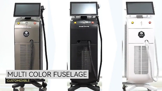 1200W1600W Platine Titane/diode Laser 755 808 1064 3 Vagues 808 nm équipement laser à diode