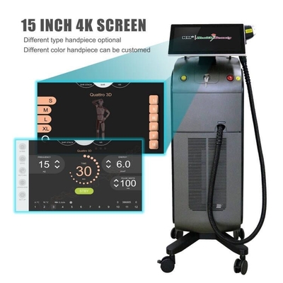 Émetteur de courant de 1600 W 808nm Diode laser XL épilateur pour le style stationnaire