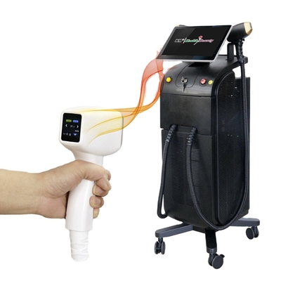Équipement d'épilation au laser 755 808 1064nm Laser à diode Laser titane avec commutateur Q