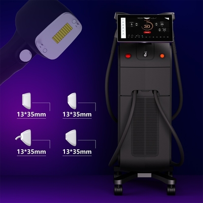 Machine d' épilation au laser en titane glacé platine avec 3 modes de traitement