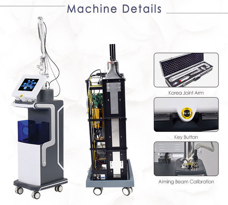 Machine de refaçage de la peau au laser par CO2 fractionné 50W pour le traitement de l' acné / élimination des cicatrices