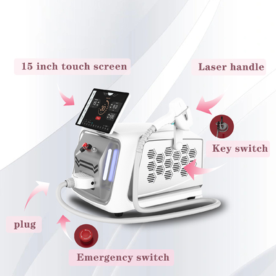 Machine laser à diode portable personnalisée commerciale avec tailles de taches de 12*20 mm