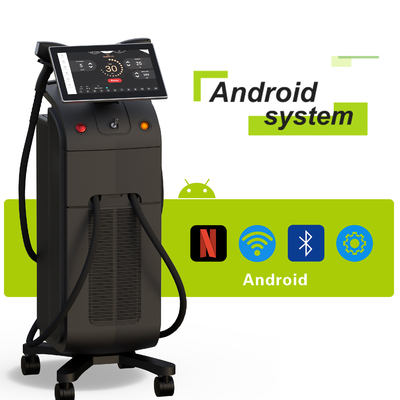 Équipement de beauté professionnel pour l' épilation au laser à diode avec laser 808nm et Q Switch