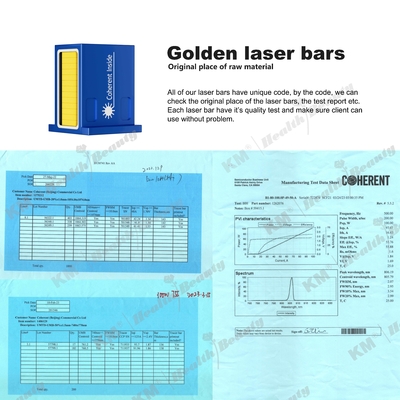 Machine d' épilation laser commerciale 3 longueurs d' onde 1064 nm équipement laser à diodes