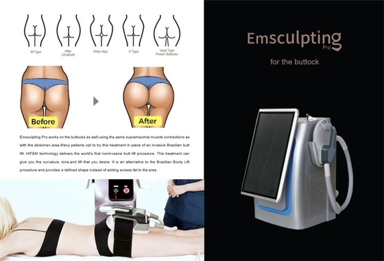 Machine électromagnétique de stimulation musculaire non invasive RF Slim Beauty Machine 5000W Pour la perte de poids