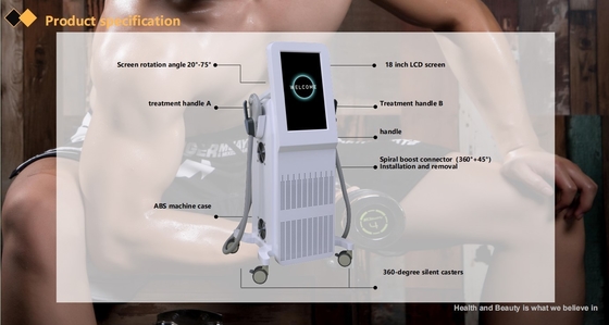 Machine de sculpture corporelle ABS EMS Stimulateur musculaire EMS électrique commercial