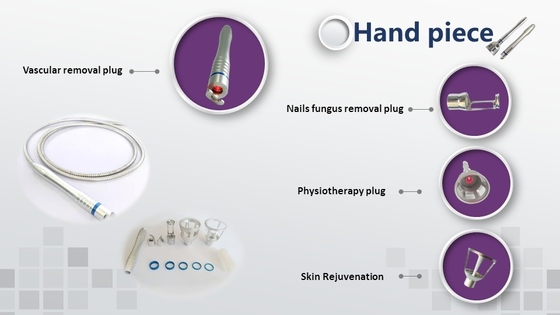 15W 30W machine d'élimination vasculaire au laser pour le traitement des ongles des pieds / rajeunissement de la peau au laser chaud