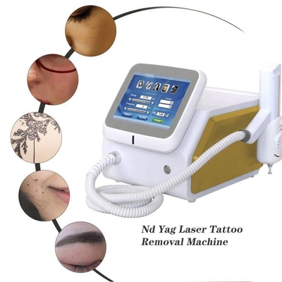 Machine à éliminer les tatouages au laser Nd YAG Portable 1064nm 532nm 1320nm Longueur d'onde