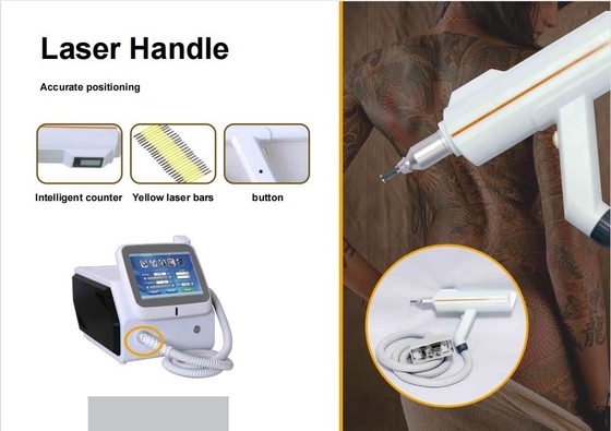 Machine à éliminer les tatouages au laser Nd YAG Portable 1064nm 532nm 1320nm Longueur d'onde