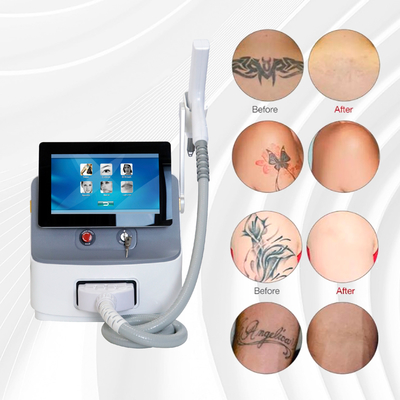 Machine d' épilation laser à longue impulsion Nd YAG Portable pour le commerce