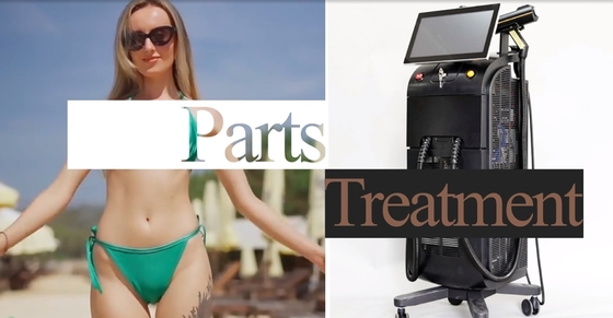 Machine de beauté multifonctionnelle de 1800W pour l' épilation avec laser YAG