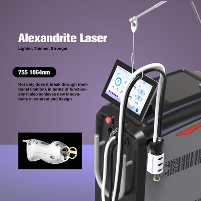 Épilation au laser à la alexandrite de grande taille