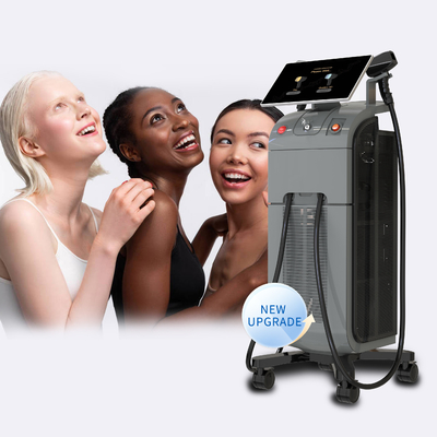 Le plus récent laser à diode haute puissance 808 nm glace platine titane 4 longueur d'onde diode laser épilation 3 ans garantie machine
