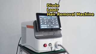 Épilation au laser à diode pour une peau lisse